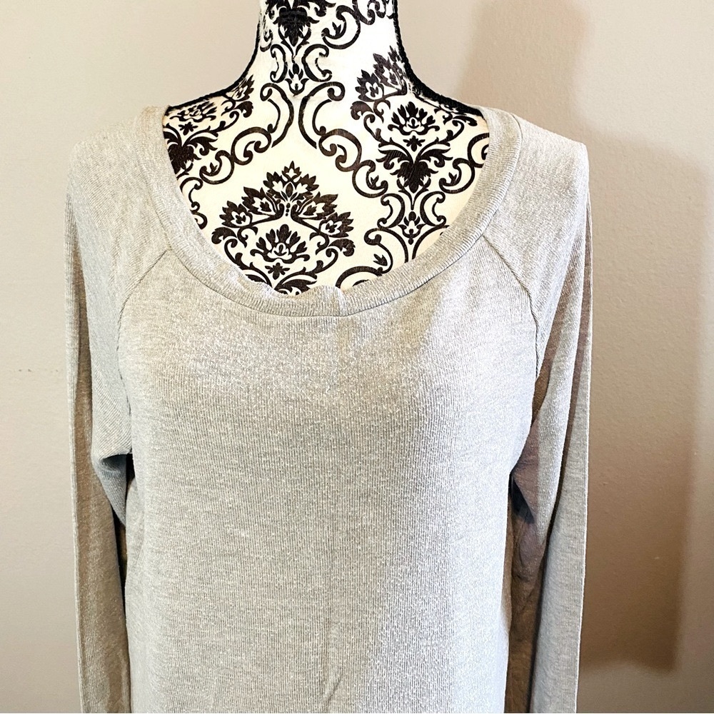 Reformation Jeans Women's Zumi Wide Scoop Neck Knit Top - Picture 2 of 6